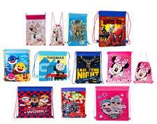 Kinder Kordelzug Charakter Schultaschen Sport Fitnessstudio Schwimmen PE Tanzrucksack Schuhe