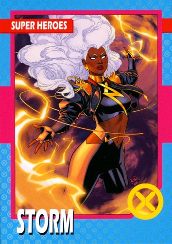 Men storm trading card by - x-men,