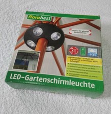 LED Gartenschirmleuchte Florabest Gartenschirm Lampe Sonnenschirm Beleuchtung 