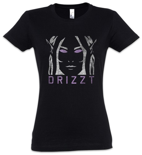 Dark elf face damen - face, t-shirt