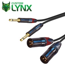 Custom Lynx Neutrik 2 x Mono
