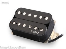 Tesla Pickup Humbucker Set Bridge und Neck OPUS Vintage PAF Sound schwarz 