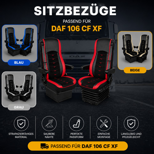 Für daf 106 sitzbezüge - für,