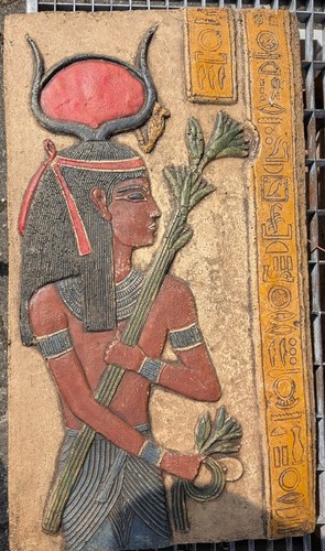 ägypten wandrelief isis - wandrelief,