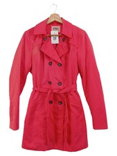 ONLY Damen Trenchcoat Rot Gr. 38/M Klassisch Elegant Übergangsmantel