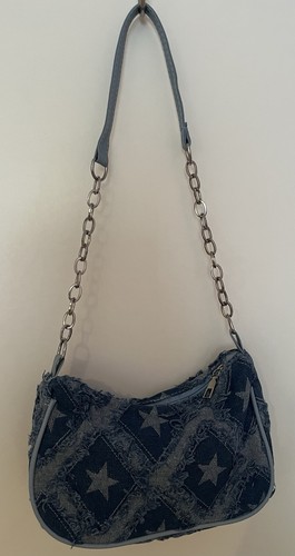 Blaue jeans umhängetasche - blaue, jeans-umhängetasche