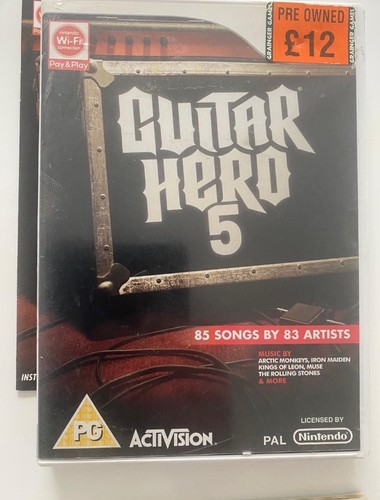 Guitar hero nintendo wii - hero, 5