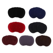 6stk Samt Flicken Ellenbogen