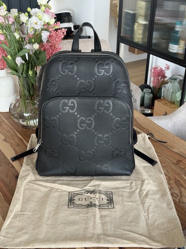 Gucci embossed leder - gucci, gg