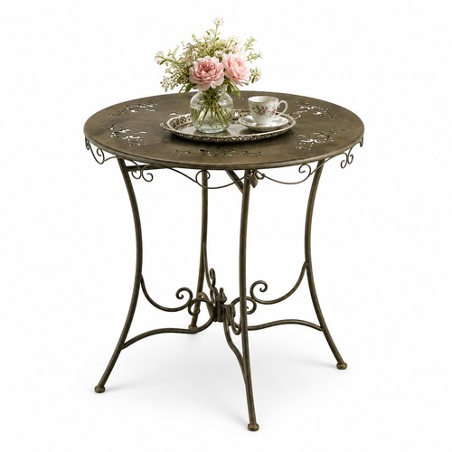Gartentisch lily metalltisch - gartentisch,