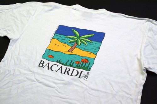 Bacardi shirt vintage promo - bacardi,