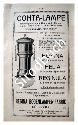 Originalwerbung reklame regina - originalwerbung,