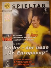 Stadionzeitung Champions League Borussia Dortmund - Liverpool FC, 19.09.2001