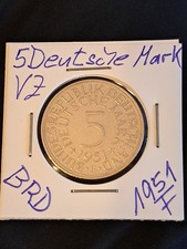 DM 5 Mark 1951 F / BRD /