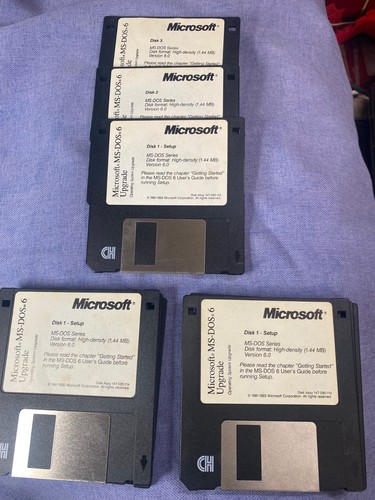 Original microsoft dos - ms-dos, 6