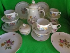 Kaffeegeschirr 21 tlg  Bunte