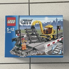 Lego 7936 Bahnübergang NEU OVP Level Crossing Train Eisenbahn Zug Bagger 2-Wege