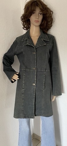 Jeans mantel jacke jeansmantel - jeans,