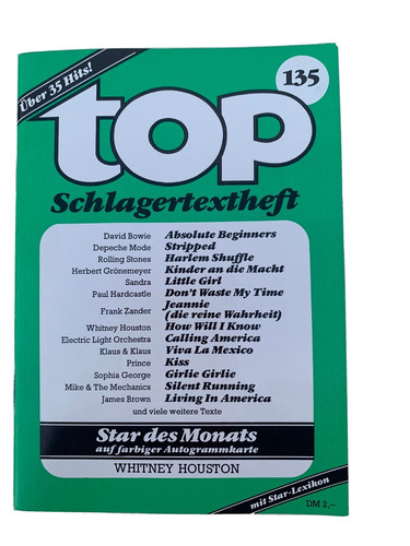 Top schlagertextheft 135 - nr.,