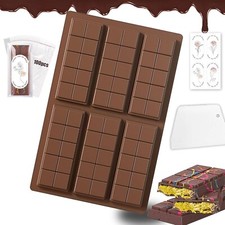 Schokoladenform Set, 6 Tafeln