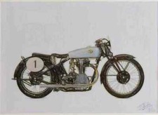 A4 Blechschild Limited Edition NSU 500SS 1931