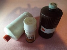 Tetenal Filmlack  - 2 Laborflaschen - 1 Dunkelkammerfilter 9 x 12 dunkelrot