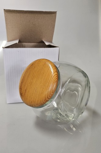 Vorratsglas mit holzdeckel - mit,