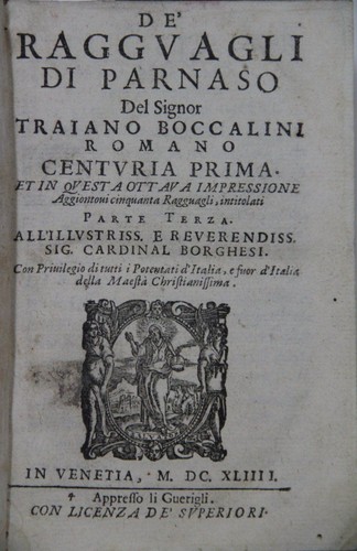 Ragguagli di parnaso - ragguagli,