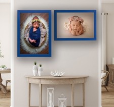 Blauer Bilderrahmen A4 A3