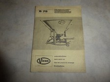 Ersatzteilliste Vicon