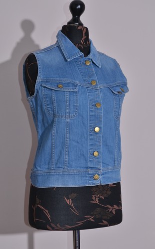 Lee damen jeansblau weste - jeansblau,