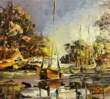 Junusz Kik (XX),Fr. - Gemälde