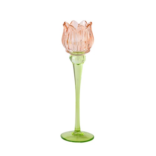 Teelichthalter tulpe glas - teelichthalter,