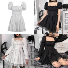 Damen Spitzenkleid Kurz Lang