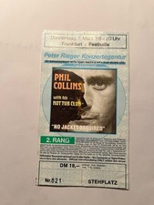 Alte konzertkarte ticket phil - ticket,