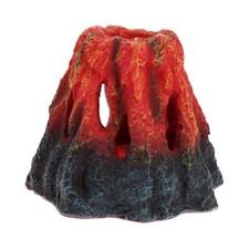 Wasser Aquarium Deko LED Vulkan Aquarium Deko 10x10x12cm