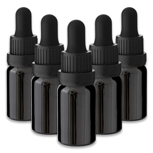 Glasflasche schwarz ml - glasflasche,