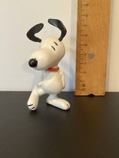 Snoopy tanzt mit Gummi-Halsband 1. Serie von Schleich 1975