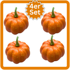 4x Kürbis Dekofigur