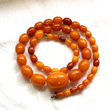 Bernstein Oliven Kette,Amber