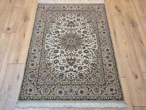 Isfahan teppich korkwolle - teppich, mit