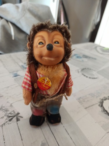Steiff mecki igel figur ddr - mecki,