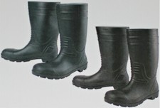 robuste Herren Sicherheits Regenstiefel S5 Gr.41 42 43 45 grün/schwarz NEU