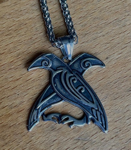 Kette viking edelstahl hugin - kette,