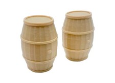 2x Fass Weinfass Bierfass Holzfass Ladegut Spur 0 Modelleisenbahn 1:45 Diorama