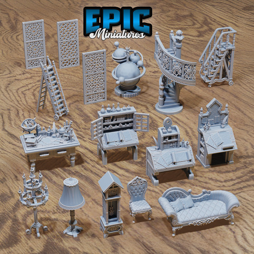 Magical library terrain - magical, |