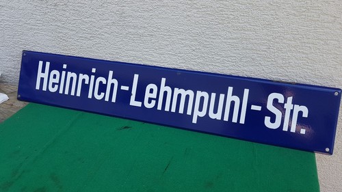 Altes emailleschild - altes,