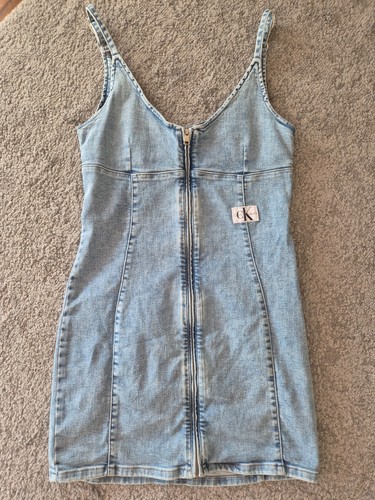 Calvin kleid damen denim mini - calvin,