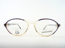 Brillengestell Damen lila Brillenfassung Kunststoff große Glasform NEU Gr. M