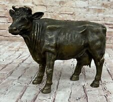Vienna Österreich Vintage Heißguss Bronze Braunvieh Kuh Figur Fine Details Kunst